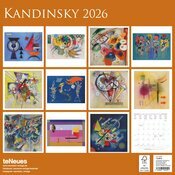  Calendrier Mural 2025Artiste Kandinsky