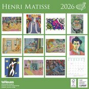 Calendrier Mural 2026 Artiste Henri Matisse