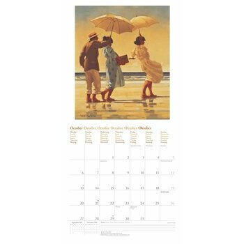 Calendrier 2025 Artiste Jack Vettriano