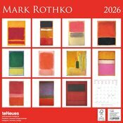 Calendrier Mural 2025 Artiste Mark Rothko