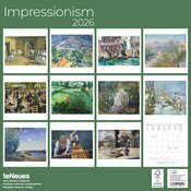 Calendrier Mural 2025Artiste Impressionniste