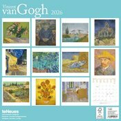 Calendrier Mural 2025 Artiste Vincent Van Gogh