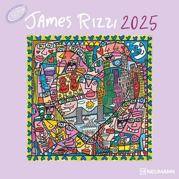 Calendrier 2025 Artiste James Rizzi