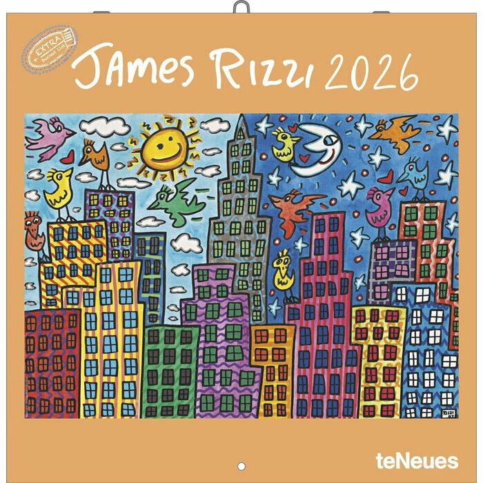 Calendrier 2026 Artiste James Rizzi