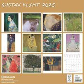 Calendrier Mural 2025Artiste Gustave Klimt