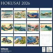 Calendrier Mural 2025Artiste Japonais Hokusai