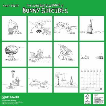 Calendrier 2025 Lapin Suicidaire Bunny Suicides