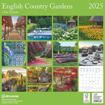 Calendrier 2025 Beautés des Jardins Anglais