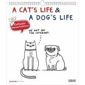 Calendrier 2025 Bd Humour Chat - A Cat's life