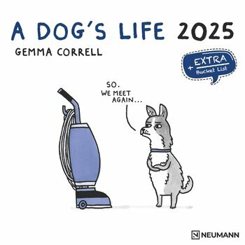 Calendrier 2025 Bd Humour Chien - A Dog's life
