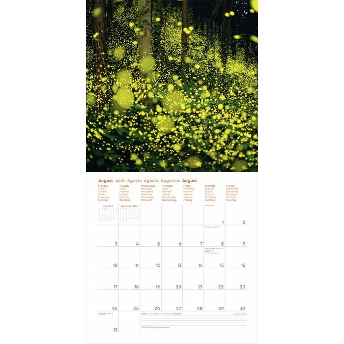 Calendrier Nature 2025