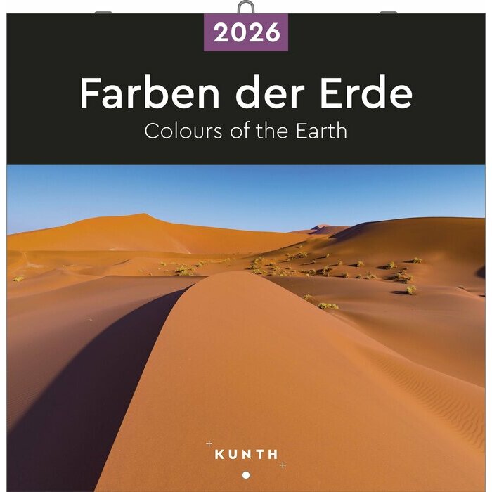Calendrier 2026 Couleurs de la Terre