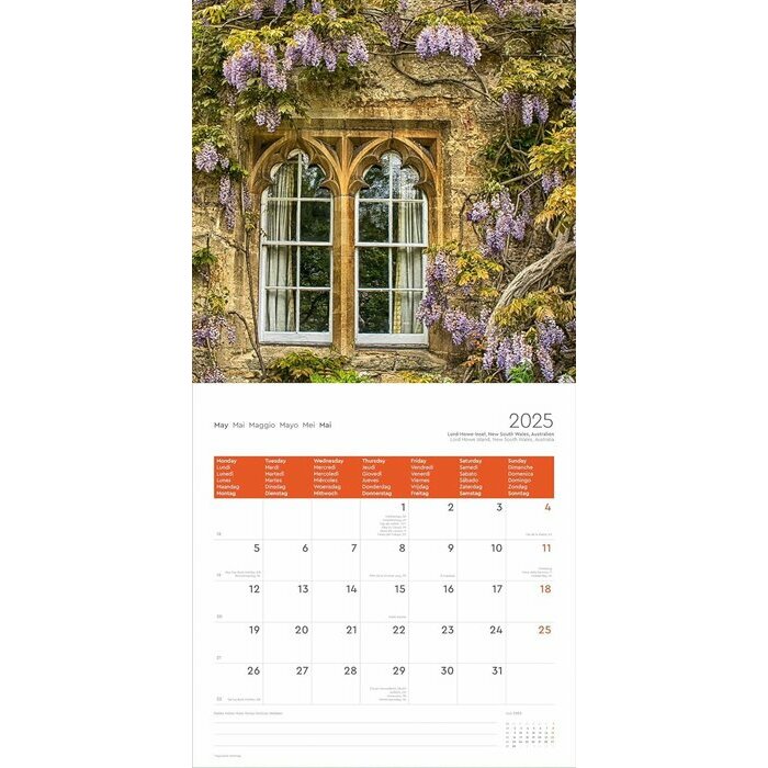 Calendrier 2025 Nature  Arbre en Fleurs