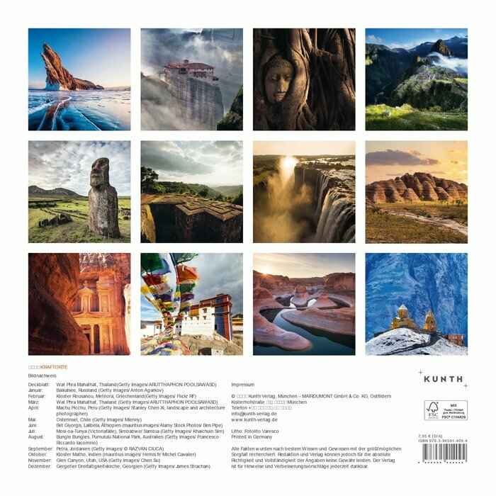 Calendrier Mural 2025 stonhenge himalaya