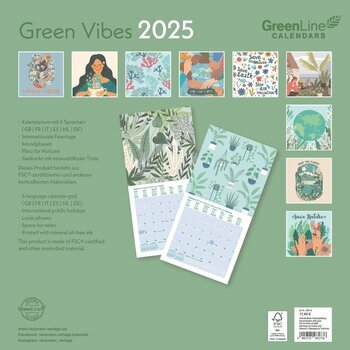 Calendrier 2025 Eco Responsable Nature