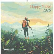 Calendrier Mural 2025 Eco Responsable Happy Vibes