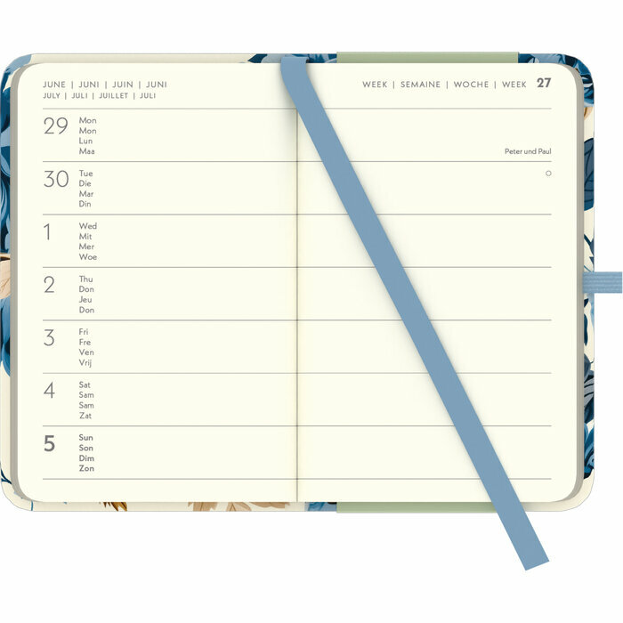 Mini Agenda Eco Responsable papier 2026 Floral