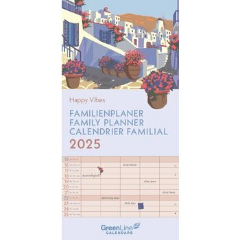 Calendrier Familial 2025 Eco-responsable Happy Vibes