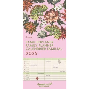 Calendrier Familial 2025 Eco-responsable Jungle