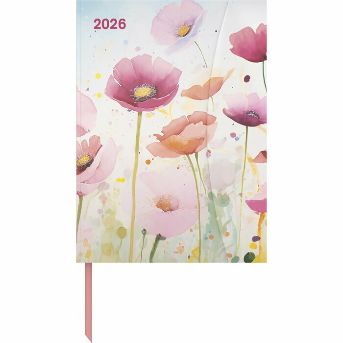 Agenda 2026 Fleurs Coquelicots