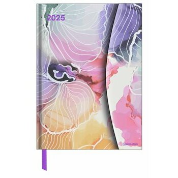 Agenda Magnétique 2025 Fleurs Aquarelle