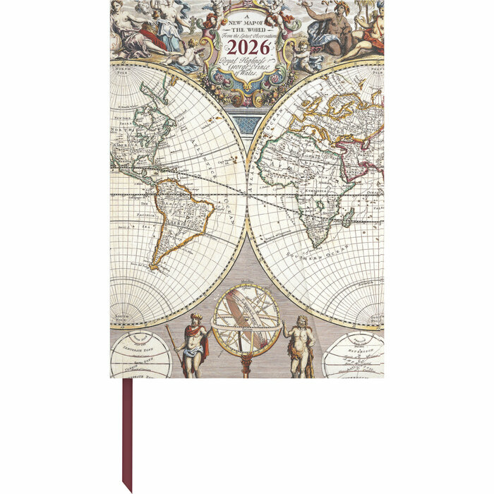 Agenda Magnétique 2026 Carte Géographique 