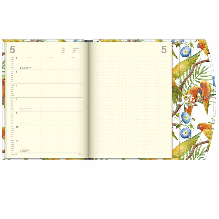 Agenda Rabat Magnétique 2025 Perroquet