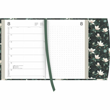 Agenda Poche Magnétique 2025 Fleurs Blanches Agenda Poche Magnétique 2025 Fleurs Blanches