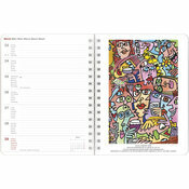 Agenda reliure Spirale 2026 James Rizzi