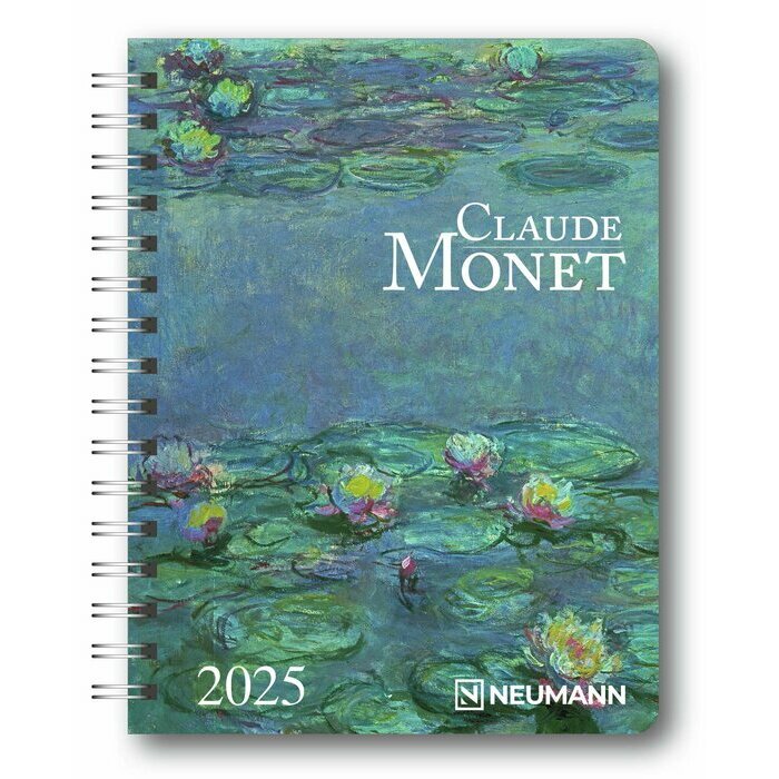 Agenda RELIURE  Spirale 2025 Claude Monet