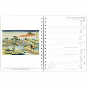 Agenda papier Spirale 2026 Hokusai