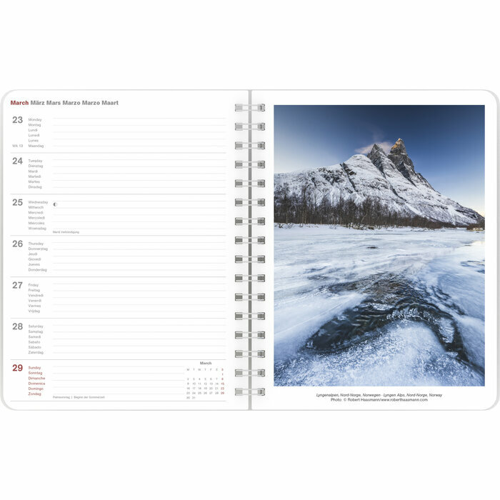 Agenda Spirale 2026 Paysage Nature