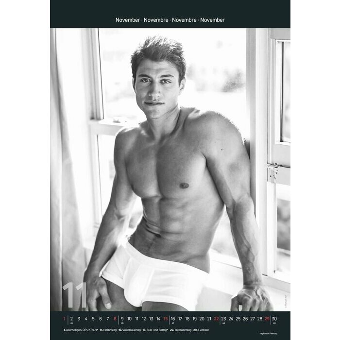 Maxi Calendrier 2025 Sexy Homme torse nu