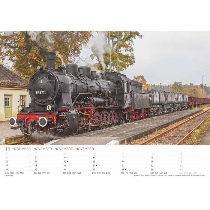 Maxi Calendrier 2025 Trains Locomotive