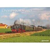 Maxi Calendrier 2025 spirale Trains à Vapeur