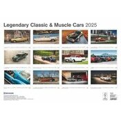 Maxi Calendrier 2025 Voitures Muscles et Races