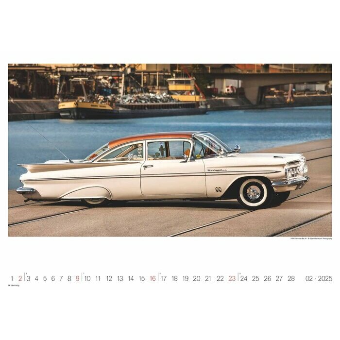Maxi Calendrier 2025 Voitures Rtro
