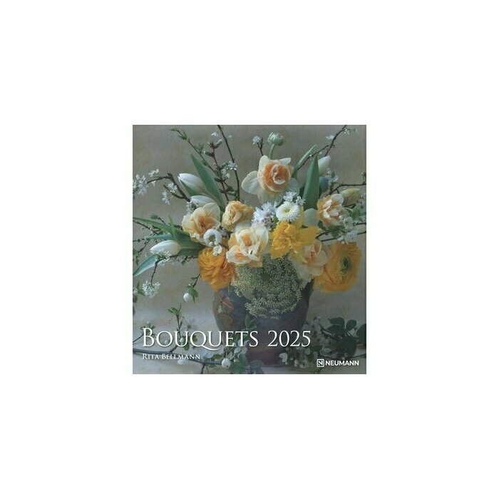 Maxi Calendrier spirale 2025 Bouquets de Fleurs