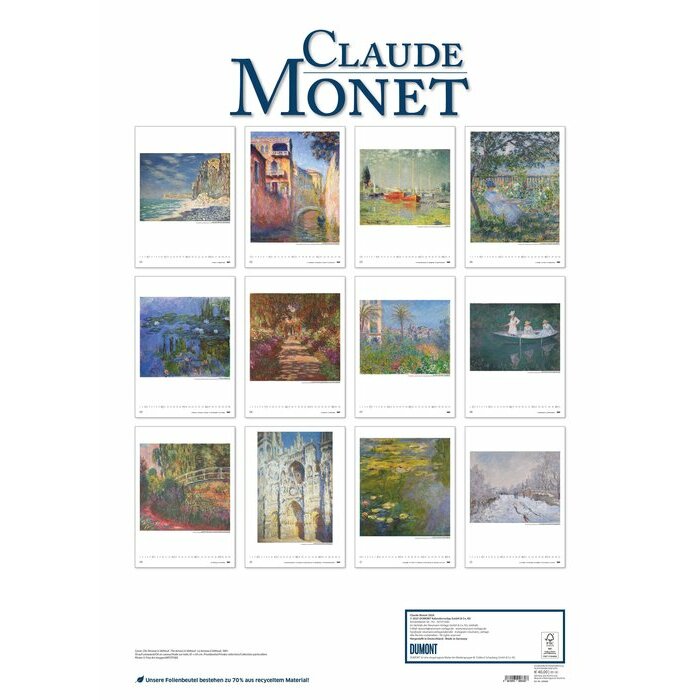 Maxi Calendrier 2025 Claude Monet