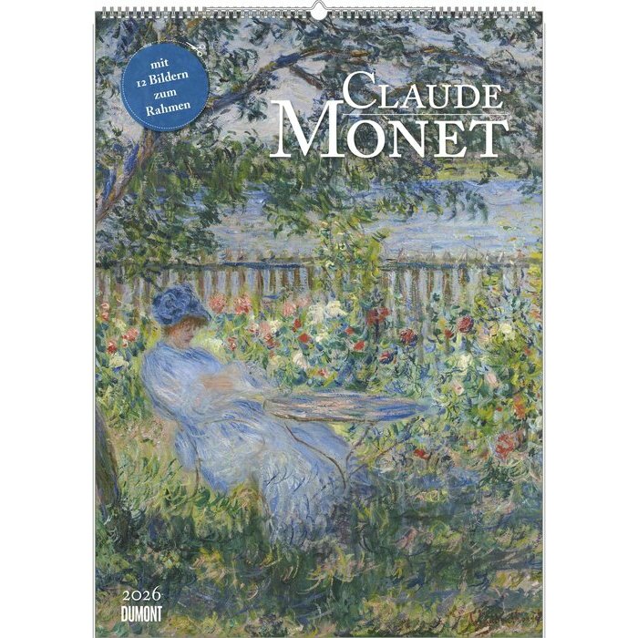 Maxi Calendrier sPIRALE 2025 Claude Monet