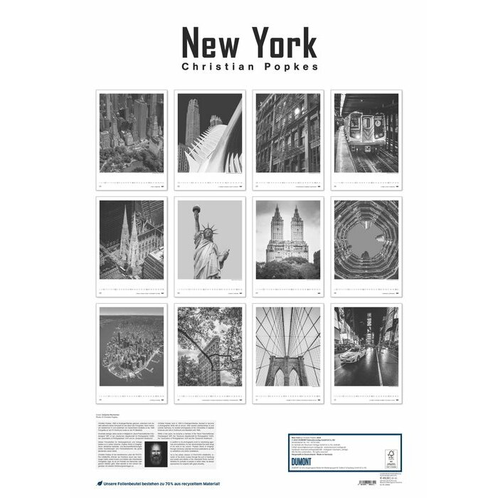 Maxi Calendrier 2026 New York
