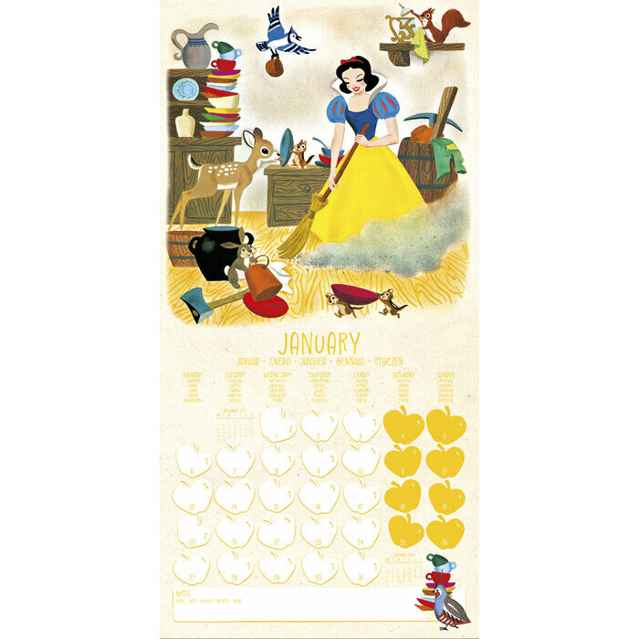 Calendrier 2025 Disney Blanche neige