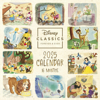 Calendrier 2025 Disney Grands Classiques