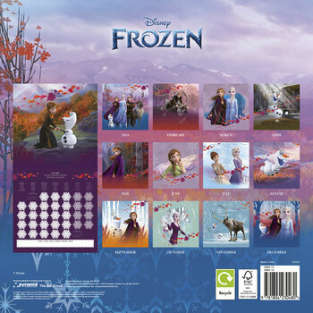 Calendrier 2025 Disney Reine des Neiges