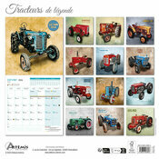 Calendrier 2025 Tracteurs agricole rtro