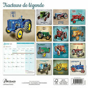 Calendrier 2025 Tracteurs agricole rétro