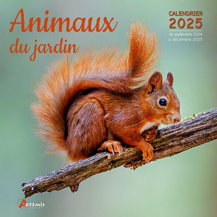 Calendrier Français 2025 Animaux du Jardin