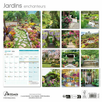 Calendrier 2025 Jardins Enchanteurs