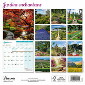 Calendrier Français 2025 Jardins Enchanteurs