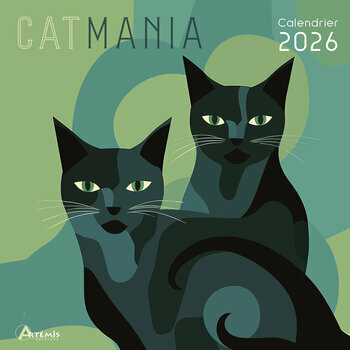 Calendrier 2026 Dessin Chats Illustrés 
